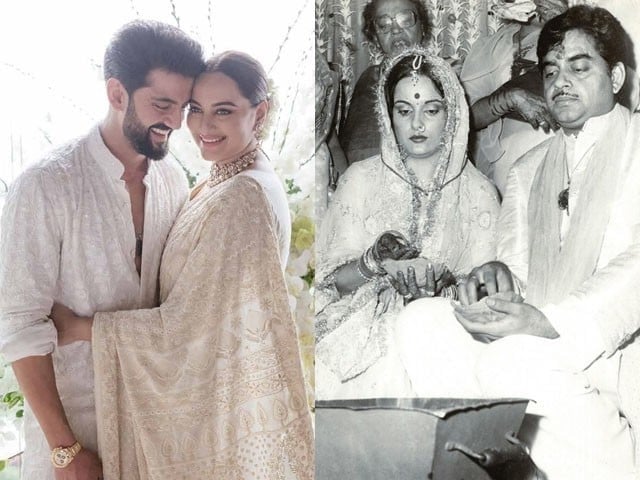 Did Sonakshi Sinha wear her mother’s 44-year-old saree at her wedding?