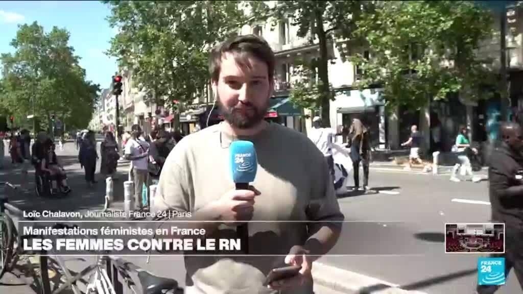 Manifestation contre l’extrême droite : le cortège parisien arrive à mi-parcours