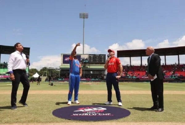 L’Inde contre l’Angleterre en cours à Providence