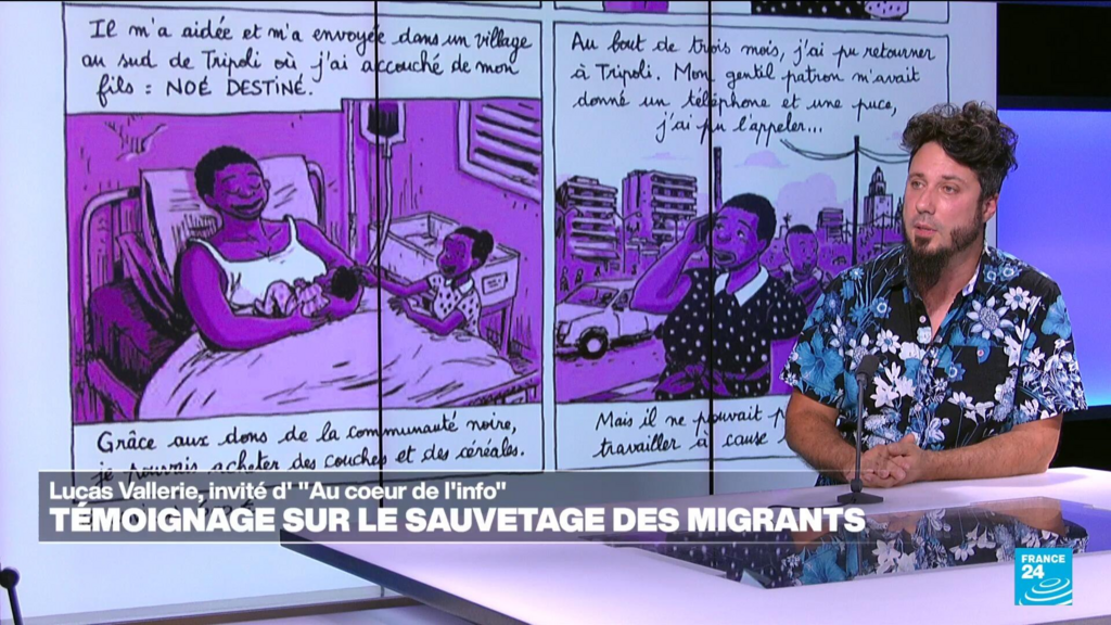 Lucas Valléerie : "On laisse clairement les gens mourir en mer"