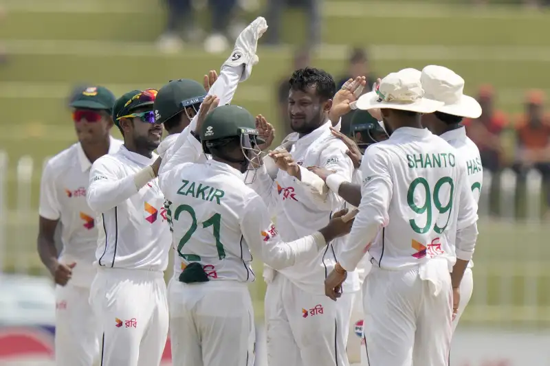 Le Bangladesh s’impose face au Pakistan lors du deuxième match de Test